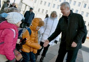 Мэр Москвы осмотрел итоги благоустройства двух улиц