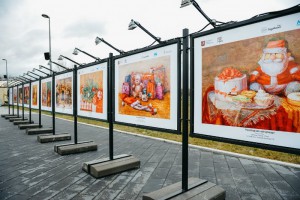В парке «Садовники» представлена экспозиция работ учеников школы акварели Сергея Андрияки