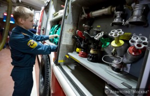 В Москве прошли Дни открытых дверей в пожарных частях 