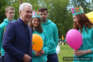 Мэр Сергей Собянин посетил праздник по случаю двухлетия "Активного гражданина"