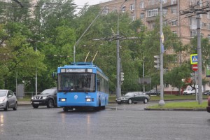 В Москве прошли соревнования среди водителей троллейбусов