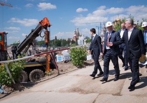 Сергей Собянин рассказал о строительстве парка "Зарядье" в Москве