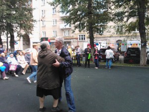 Пенсионеры Нагорного района на празднике