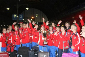 Ученики школы №1450 после победы на Всероссийских спортивных играх вернулись в Москву