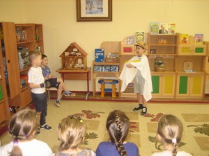 Уроки театрального мастерства в дошкольном отделении школы №1862
