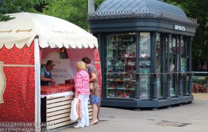 Точка по продаже клубники в Москве