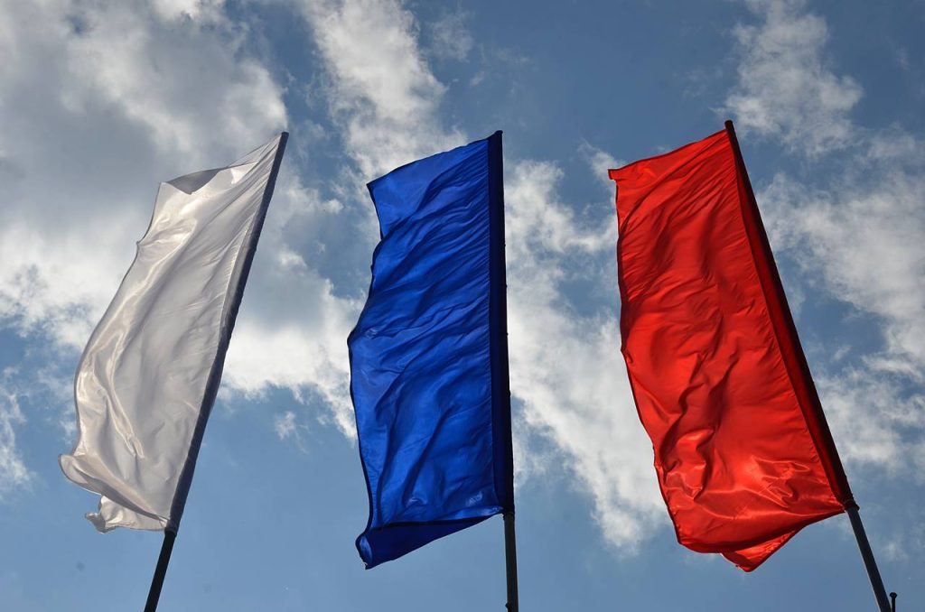 Воспитанники центра для детей-сирот «Вертикаль» отметили День России с наставниками. Фото: Анна Быкова, «Вечерняя Москва»