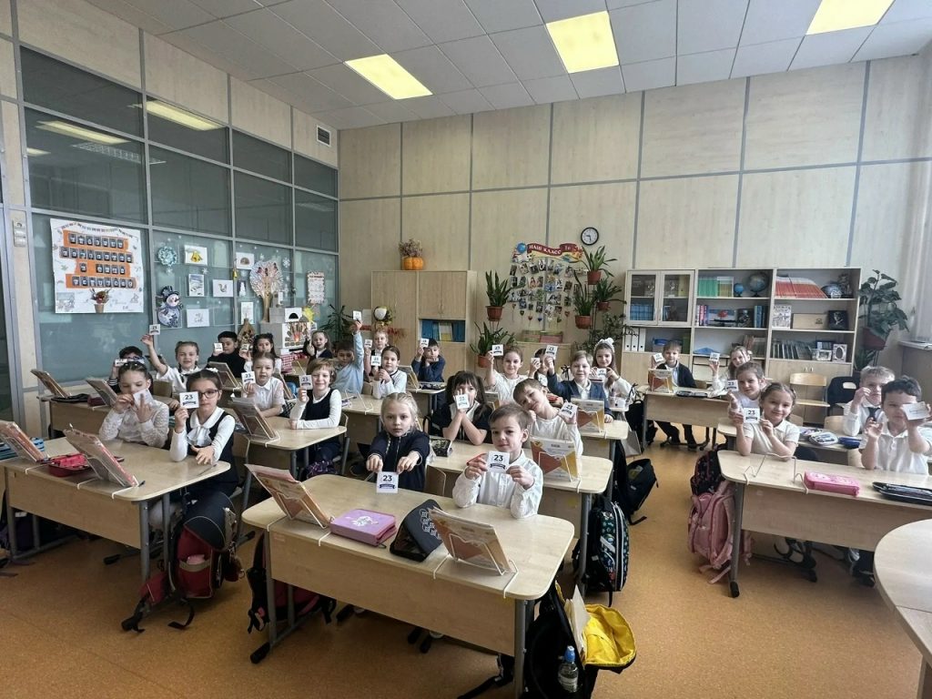 Акцию ко Дню защитника Отечества провели в школе №1450. Фото: страница школы №1450 «Олимп» в социальных сетях