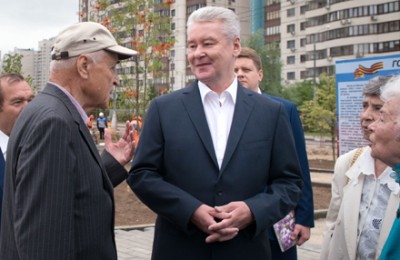 Сергей Собянин посетил новый парк в Черемушках