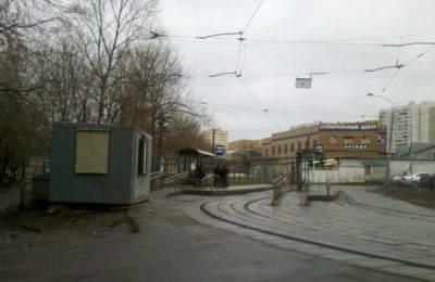 Трамвайный круг в Нагорном районе