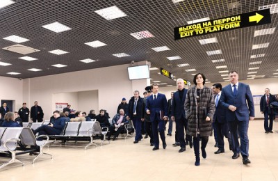 Автовокзал в прошлом году открыл мэр Москвы Сергей Собянин