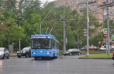В Москве прошли соревнования среди водителей троллейбусов
