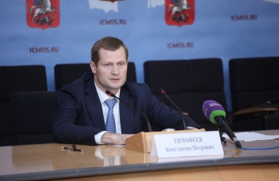Константин Тимофеев на пресс-конференции