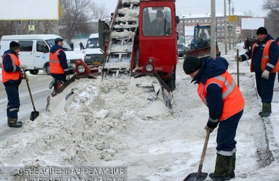 Уборка улиц после снегопада