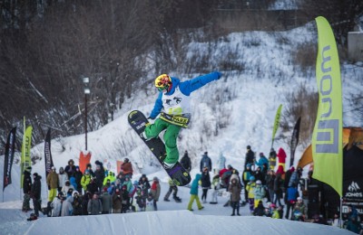 Соревнования по сноуборду в "Канте"