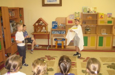 Уроки театрального мастерства в дошкольном отделении школы №1862