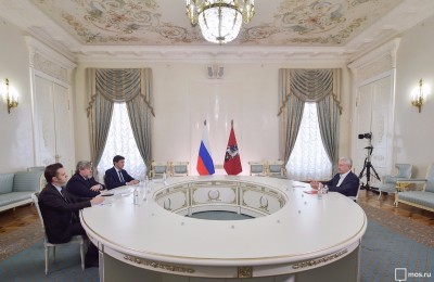 Мэр Москвы Сергей Собянин на встрече с представителями Общественной палаты столицы