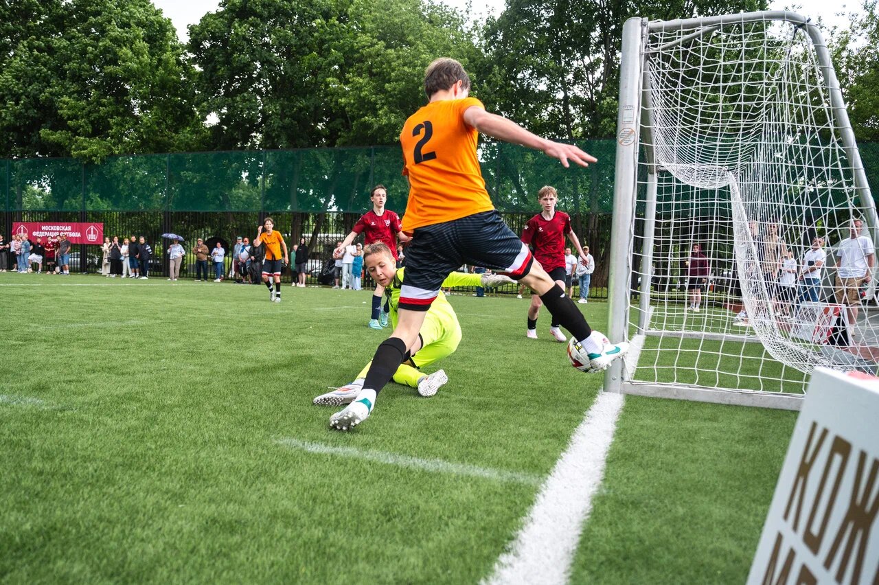В Москве завершился региональный этап всероссийских соревнований юных футболистов «Кожаный мяч». Фото: Департамент спорта города Москвы