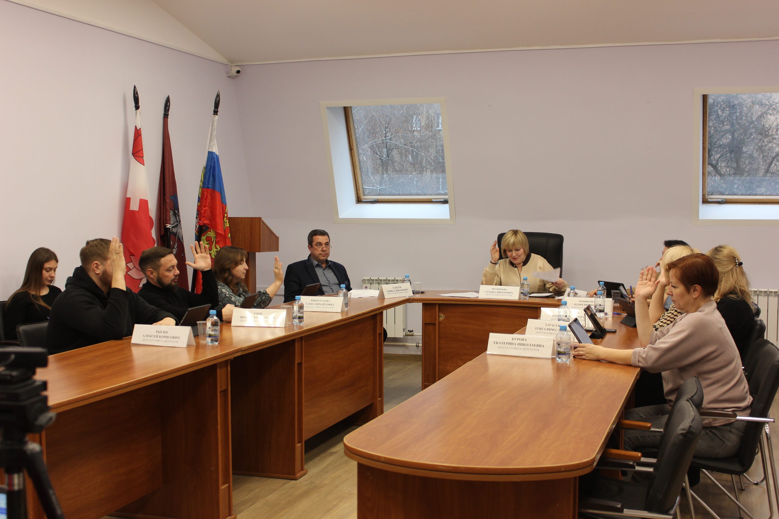 План противодействия коррупции приняли депутаты СД МО Нагорный. Фото: Полина Титкова, «Вечерняя Москва»