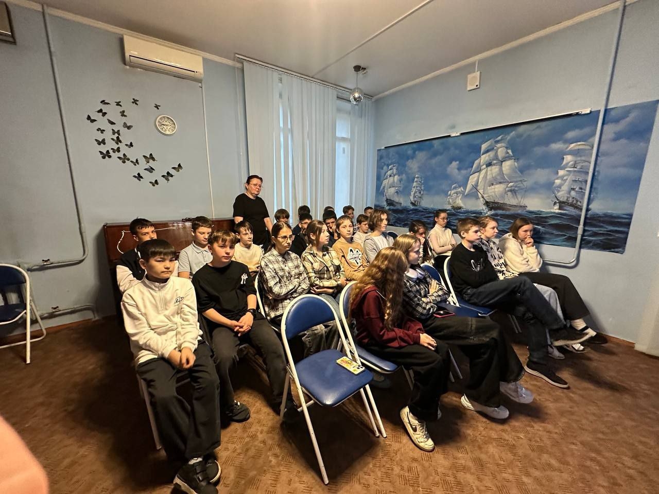 «Научи свое сердце добру»: семиклассники школы №1450 «Олимп» посетили видео-беседу. Фото: официальная страница школы №1450 «Олимп» в социальных сетях