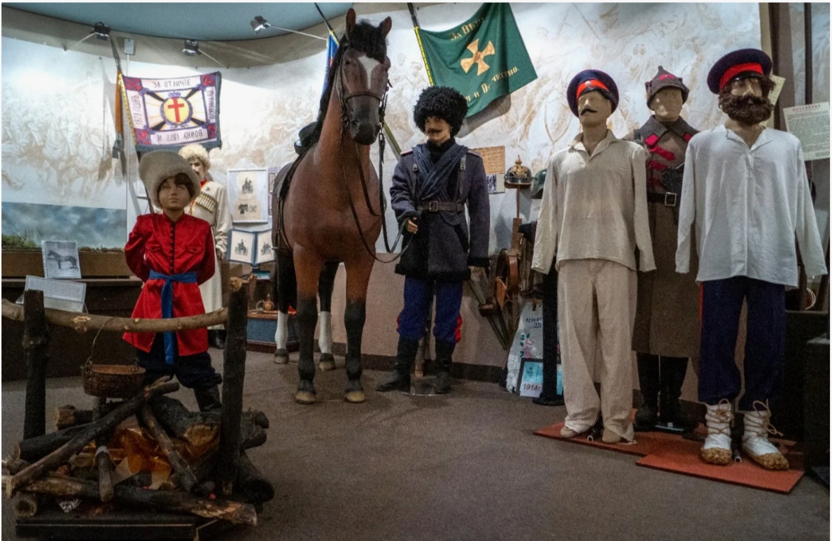 Ученики школы-интерната №73 посетили музей «Казачья слава». Фото: страница школы-интерната №73 в социальных сетях