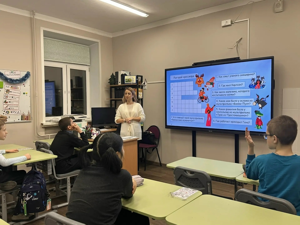 Ученикам школы-интерната №73 рассказали о процессе создания мультфильмов. Фото: страница школы-интерната №73 в социальных сетях